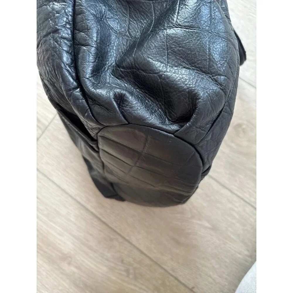B Makowsky Croc Embossed Tote